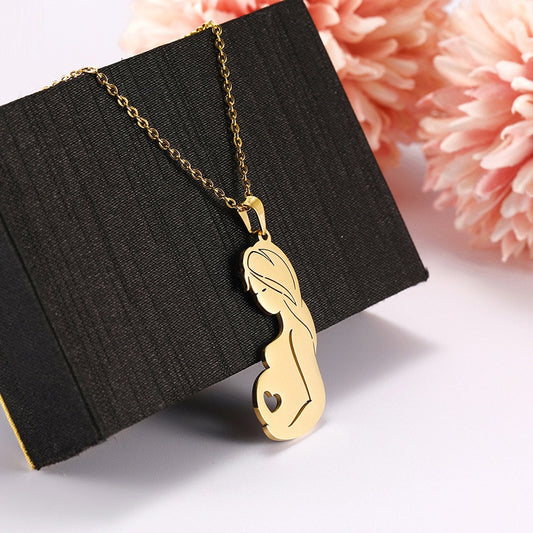 Love Mom Necklace