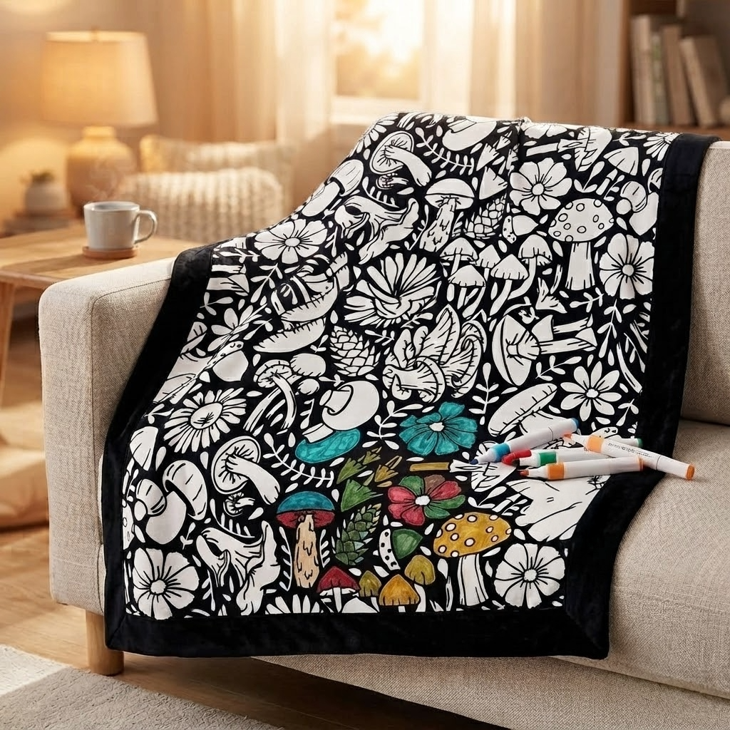 LUVIA DIY Coloring Blanket