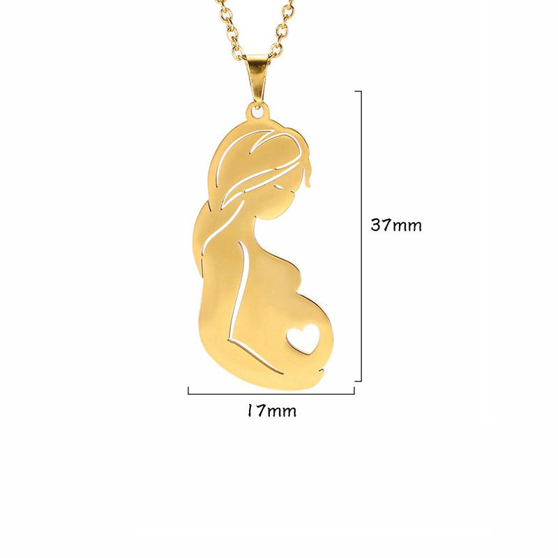 Love Mom Necklace