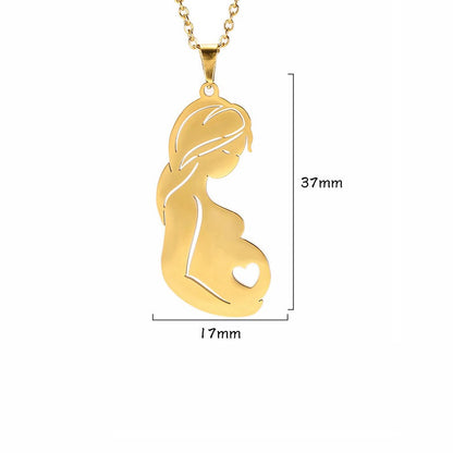 Love Mom Necklace