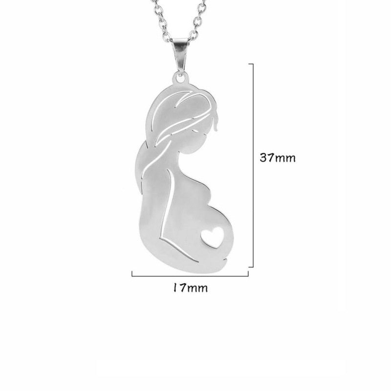 Love Mom Necklace