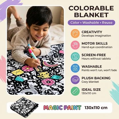LUVIA DIY Coloring Blanket