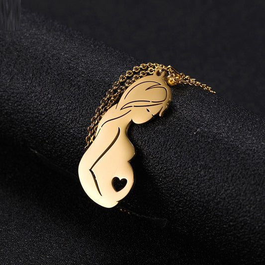 Love Mom Necklace