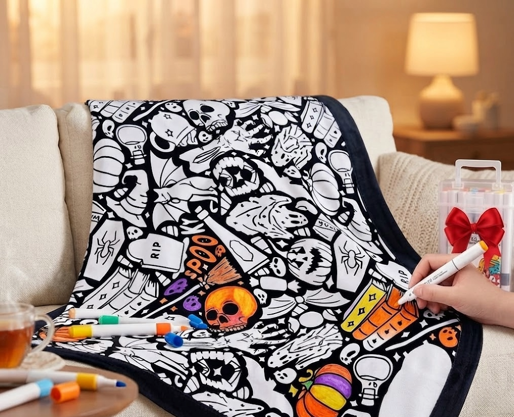 LUVIA DIY Coloring Blanket